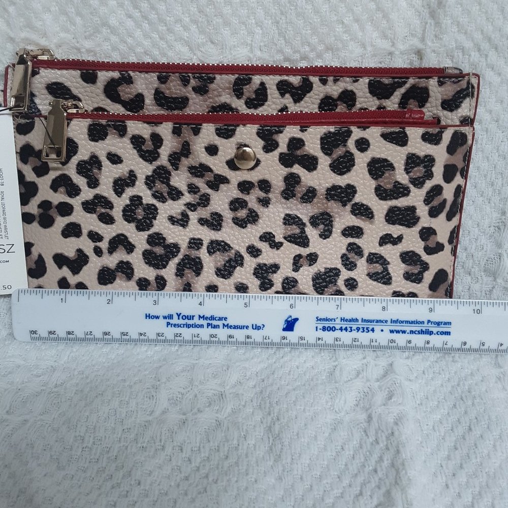 Chicos's Royal Leopard Wristlet